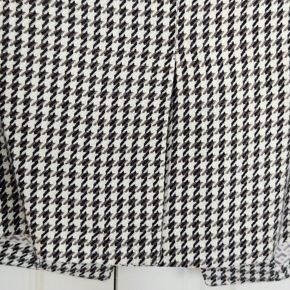 The Limited Wool Blend Blazer Black and White Houndstooth Jacket size Medium - Picture 9 of 12